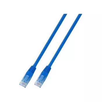 EFB-Elektronik RJ45 komutācijas kabelis Cat.6 U/UTP PVC CCA zils 1m ražotājs: EFB Elektronik (K8100BL.1)
