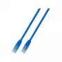 EFB-Elektronik RJ45 komutācijas kabelis Cat.6 U/UTP PVC CCA zils 1m ražotājs: EFB Elektronik (K8100BL.1)