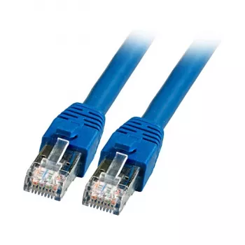 EFB-Elektronik RJ45 ielāpu vads Cat.8.1 S/FTP LSZH BC zils 3m Ražotājs: EFB Elektronik (K5528BL.3)