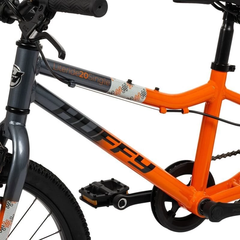 BMX velosipēds Huffy HX PRO 20 alu, melni oranžs (53005W)