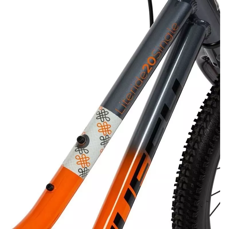 BMX velosipēds Huffy HX PRO 20 alu, melni oranžs (53005W)