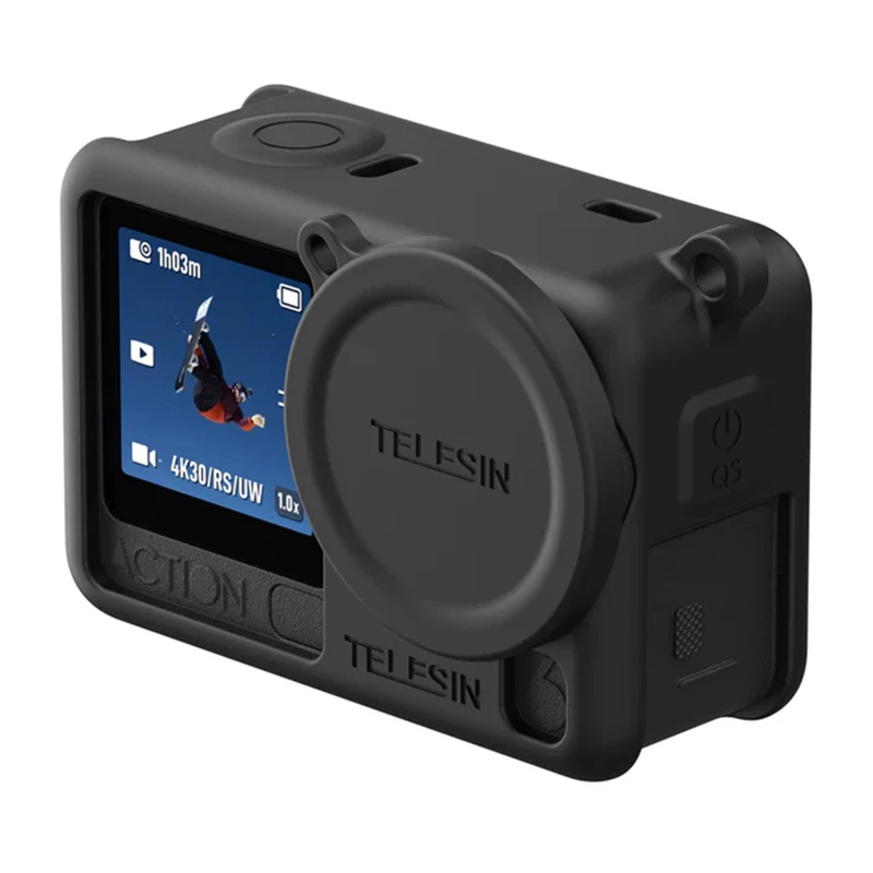Aizsargmaciņš ar siksnu un objektīva vāciņu DJI Osmo Action 6 / S6-ptc-11