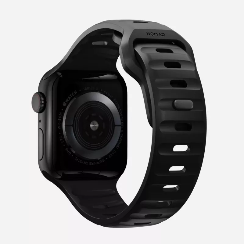 NOMAD Sport Band - siksniņa Apple Watch 46mm/49mm ar FKM (melna)
