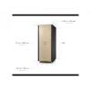 APC NetShelter - skapis (horizontāls) - skaņu izolēts - maiņstrāva 230 V - kļava - 38U - 48,3 cm (19 collas)