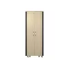 APC NetShelter - skapis (horizontāls) - skaņu izolēts - maiņstrāva 230 V - kļava - 38U - 48,3 cm (19 collas)