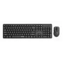 Gembird KBS-WMS-01 bezvadu tastatūras un peles komplekts, angļu, melns