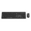 Gembird KBS-WMS-01 bezvadu tastatūras un peles komplekts, angļu, melns
