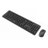 Gembird KBS-WMS-01 bezvadu tastatūras un peles komplekts, angļu, melns
