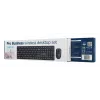 Gembird KBS-WMS-01 bezvadu tastatūras un peles komplekts, angļu, melns