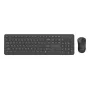 Gembird KBS-WPS-01 bezvadu tastatūras un peles komplekts, angļu valoda, melns