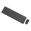 Gembird KBS-WPS-01 bezvadu tastatūras un peles komplekts, angļu valoda, melns