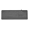 Multivides tastatūra USB ENG/Melns KB-UML-04 Gembird