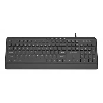 Multivides tastatūra USB ENG/MELNA KB-MCH-05 Gembird