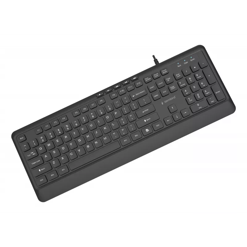 Multivides tastatūra USB ENG/MELNA KB-MCH-05 Gembird