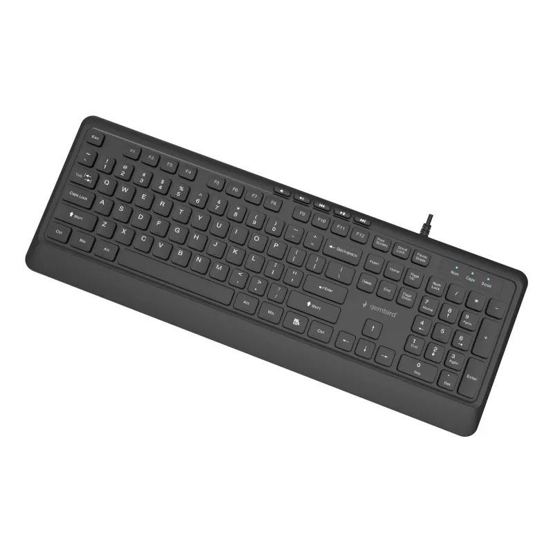 Multivides tastatūra USB ENG/MELNA KB-MCH-05 Gembird
