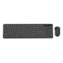 Gembird KBS-WPS-01-CYRL bezvadu tastatūras un peles komplekts, kirilica, melns