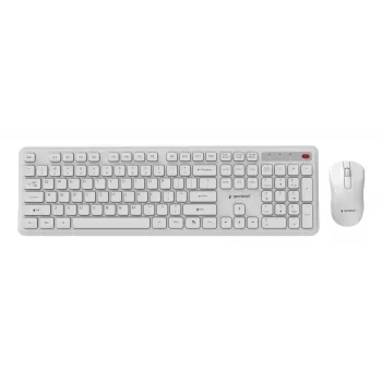Bezvadu tastatūras un peles komplekts KBS-WPS-01-W Gembird