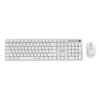 Tastatūra + PELE Wrl ENG/BALTS KBS-WMS-01-W Gembird
