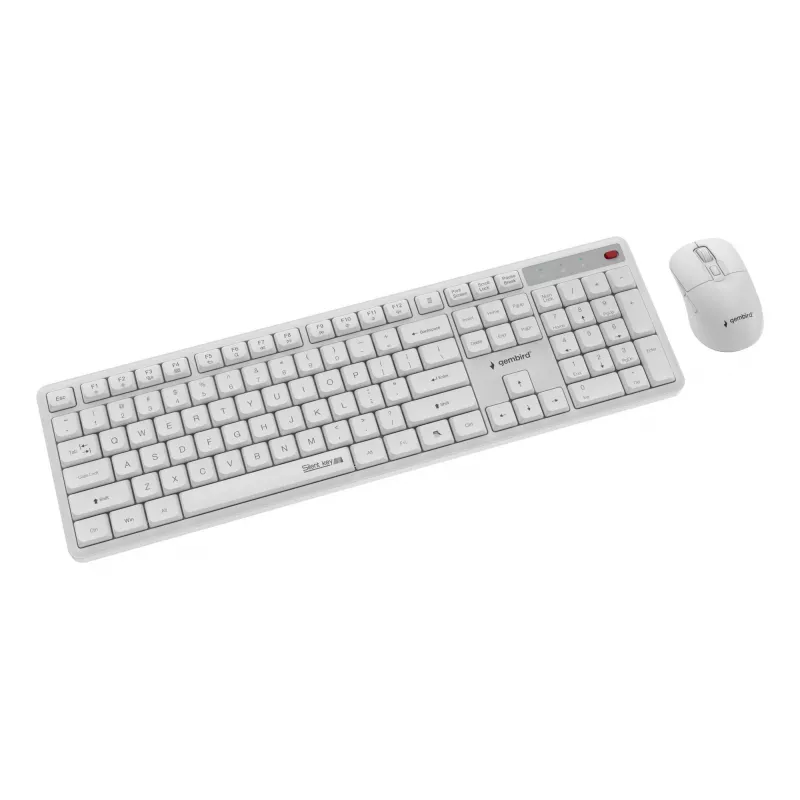 Tastatūra + PELE Wrl ENG/BALTS KBS-WMS-01-W Gembird