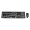 Gembird KBS-WMS-01-CYRL bezvadu tastatūras un peles komplekts, kirilica, melns