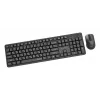 Gembird KBS-WMS-01-CYRL bezvadu tastatūras un peles komplekts, kirilica, melns