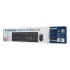 Gembird KBS-WMS-01-CYRL bezvadu tastatūras un peles komplekts, kirilica, melns