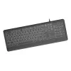 Multivides tastatūra USB CYRILL/Melns KB-UML-04-CYRL Gembird