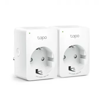 TP-Link Tapo Mini viedā Wi-Fi kontaktligzda, iekštelpām, balta, Mājas, Polikarbonāts (PC), Status, CE, RoHS
