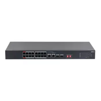 Dahua Technology PoE S3218-16ET-135 tīkla komutators Nevadāms L2 Gigabit Ethernet (10/100/1000) Power over Ethernet (PoE) 1U Melns
