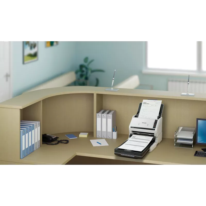 Epson WorkForce DS-530III lokšņu padeves skeneris 600 x 600 DPI A4 Balts