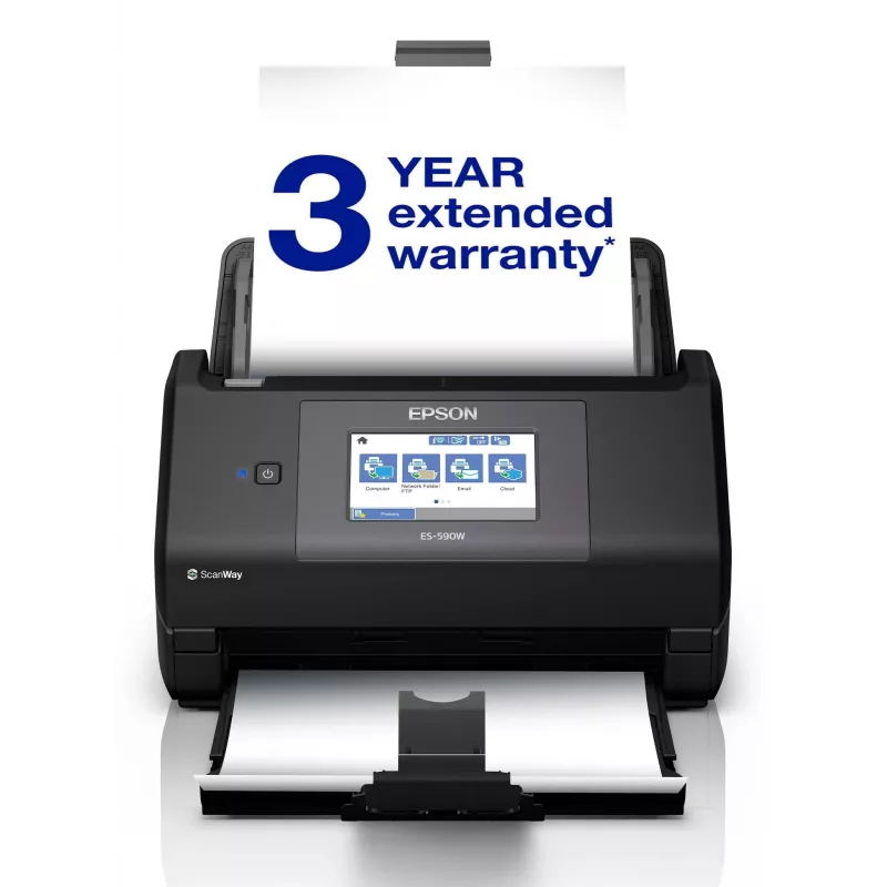 Epson WorkForce ES-590W lokšņu padeves skeneris 600 x 600 DPI A4 melns