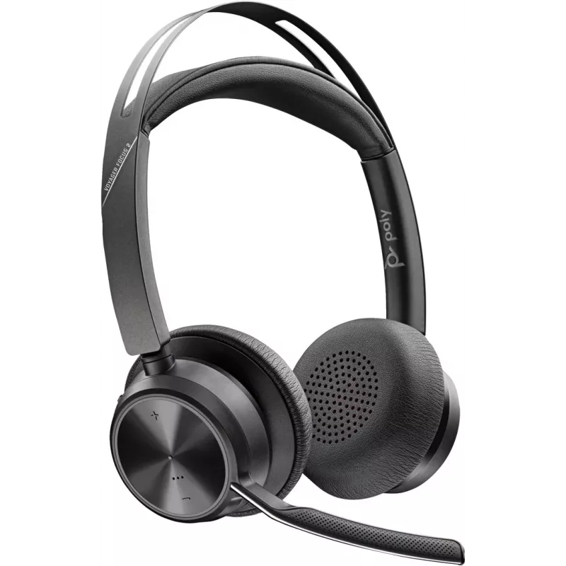 Poly Voyager Focus 2 USB-A austiņu komplekts