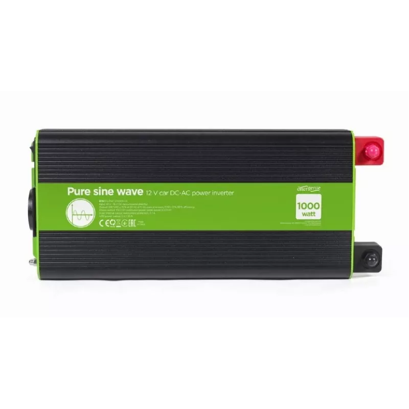 Tīra sinusoidāla viļņa automašīnas līdzstrāvas–maiņstrāvas invertors 12V/230V 1000W/2000W