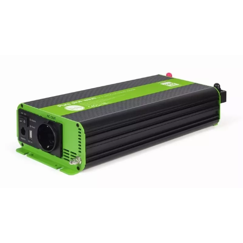 Tīra sinusoidāla viļņa automašīnas līdzstrāvas–maiņstrāvas invertors 12V/230V 1000W/2000W
