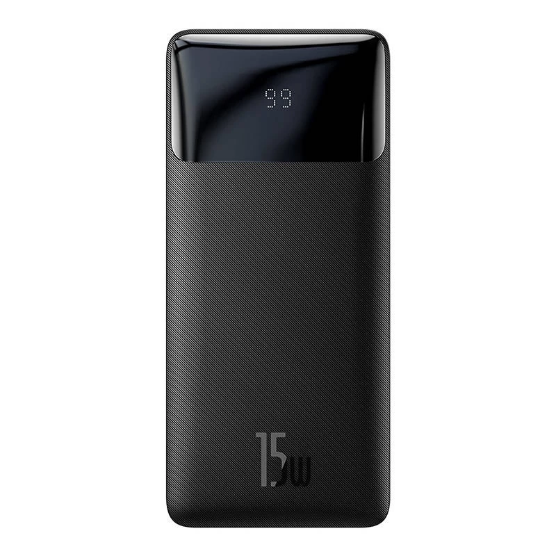 Ārējais akumulators Baseus Bipow 30000mAh, 15W (melns)