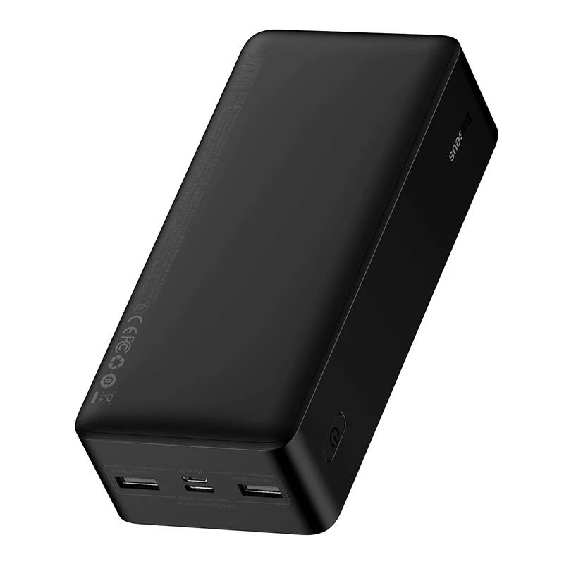 Ārējais akumulators Baseus Bipow 30000mAh, 15W (melns)