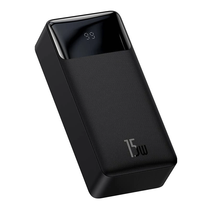 Ārējais akumulators Baseus Bipow 30000mAh, 15W (melns)