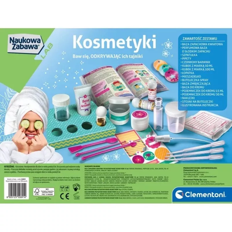 Clementoni Scientific fun. Cosmetics 50891