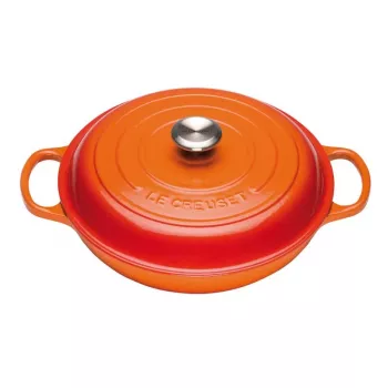 Le Creuset apaļais katls 30 cm sarkans