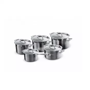 Le Creuset 3-Ply 3Ply piecu daļu katlu komplekts, nerūsējošais tērauds (96209400001000)