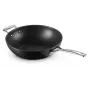 Le Creuset Toughened Non-Stick maisīšanas wokpanna 30 cm melna/sudraba