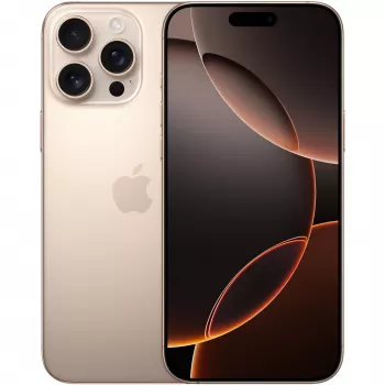 Apple iPhone 16 Pro Max - 5G viedtālrunis - Dual-SIM / Iekšējā atmiņa 1 TB - OLED displejs - 6.9 - 2868 x 1320 pikseļi (120 Hz)