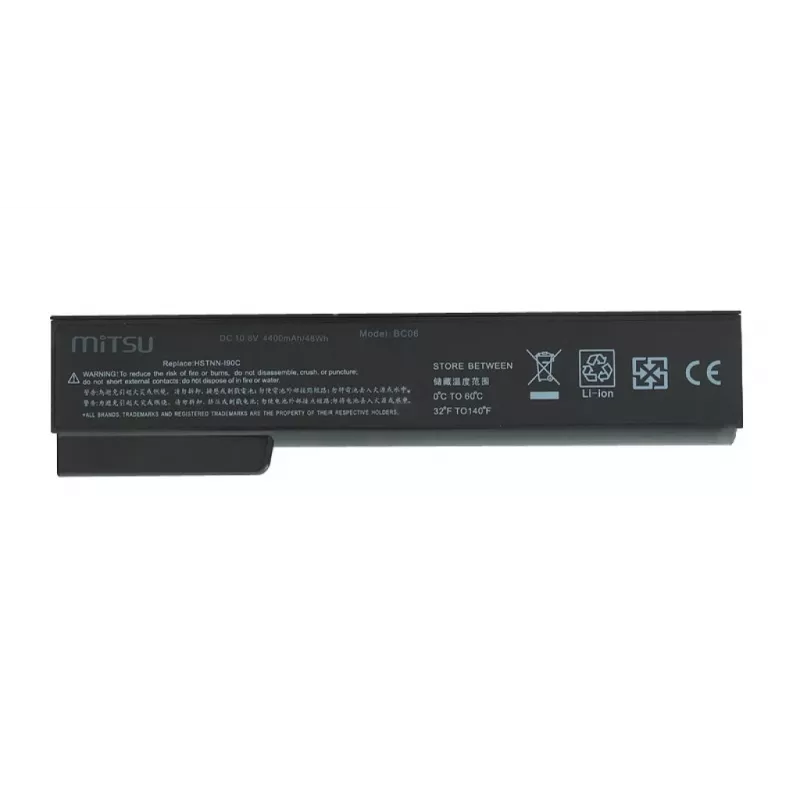 Akumulators HP EliteBook 8460p, 8460w 4400 mAh (48 Wh) 10.8 - 11.1 V