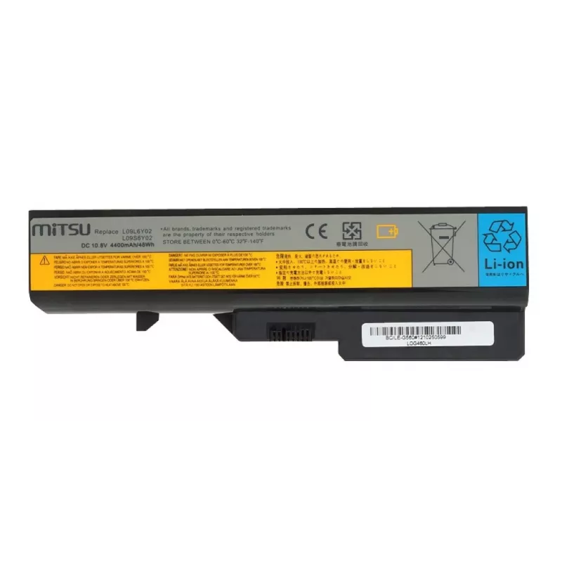 Akumulators Lenovo IdeaPad G460, G560 4400 mAh (48 Wh) 10.8–11,1 V