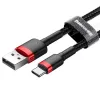 Baseus Cafule USB-C kabelis 2A 3m (Melns+Sarkans)