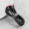 Baseus Cafule USB-C kabelis 2A 3m (Melns+Sarkans)