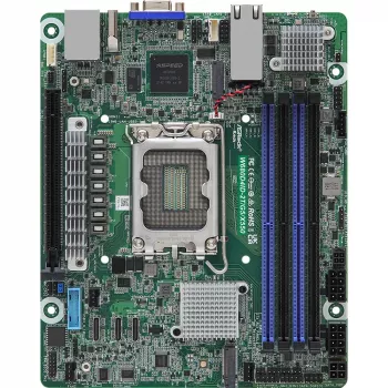 ASRock W680D4ID-2T/G5/X550 Mini-DTX mātesplate, LGA 1700, Intel W680, DDR5, 10GbE, IPMI