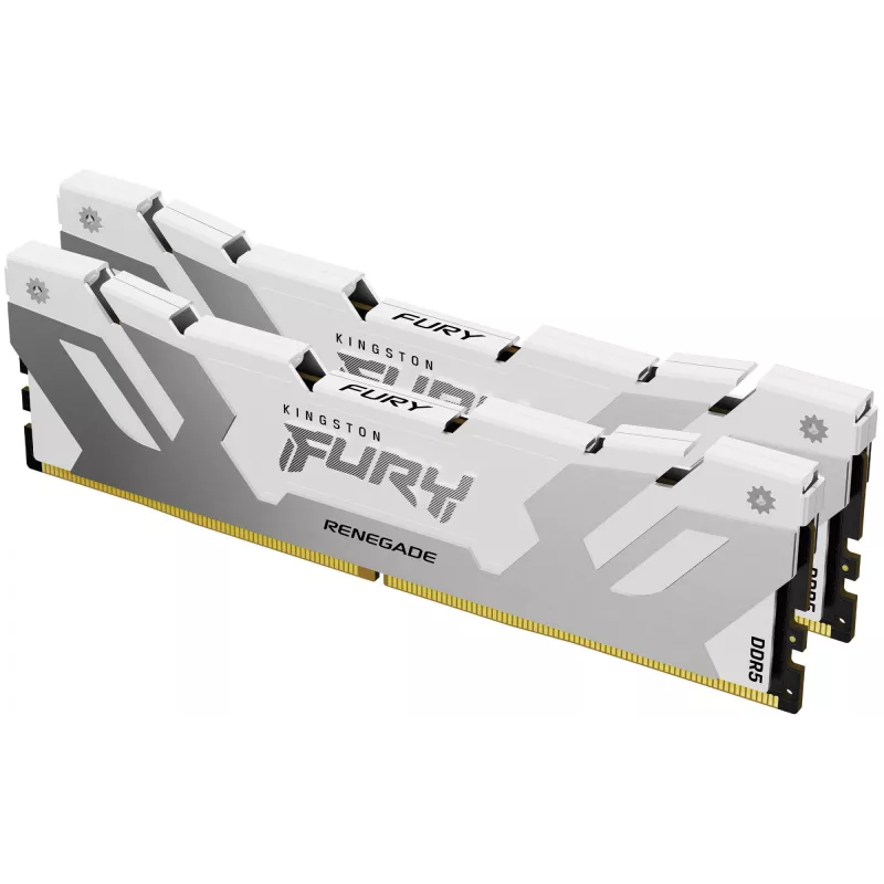 DIMM 32 GB DDR5-6400 (2x 16 GB) Dual-Kit, atmiņa balta, KF564C32RWK2-32, Renegade, INTEL XMP