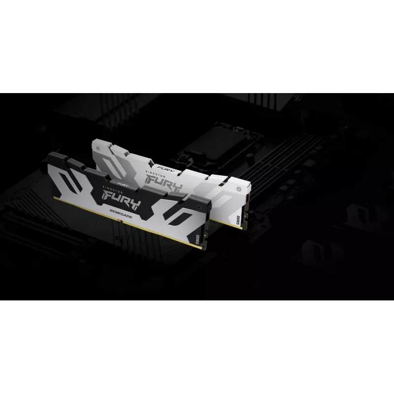 DIMM 32 GB DDR5-6400 (2x 16 GB) Dual-Kit, atmiņa balta, KF564C32RWK2-32, Renegade, INTEL XMP