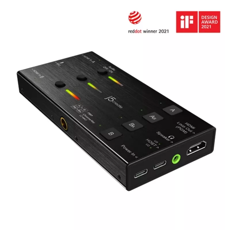 j5create JVA06-N - video uztveršanas adapteris - USB-C 3.0